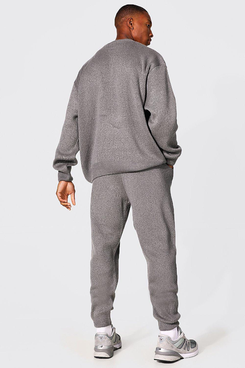 Mens store knitted tracksuit